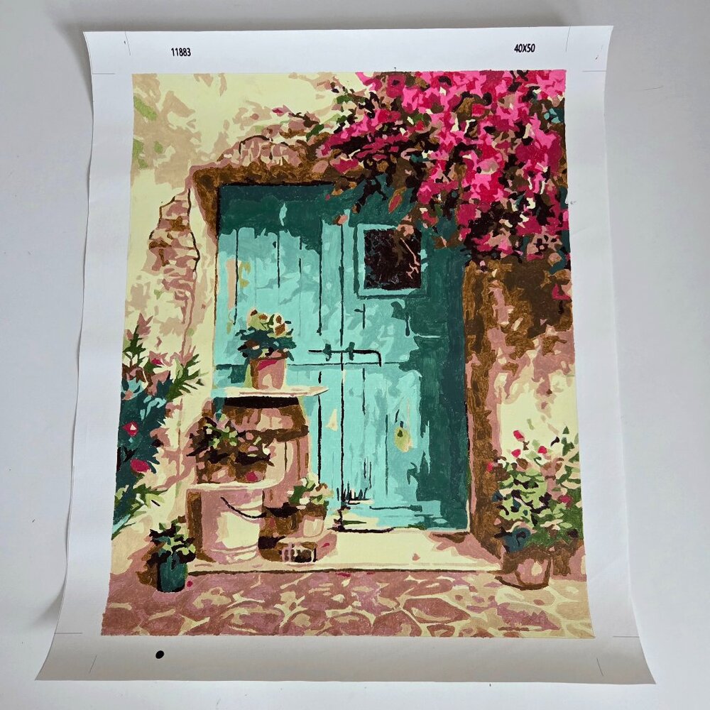 Painting on canvas. Paint by numbers. 16''x20''